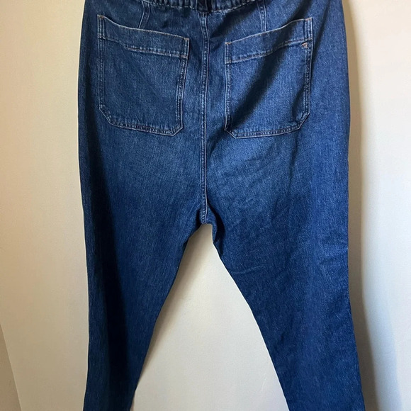 NWT Madewell Pull-On Straight Jeans in Saull Wash, size 33 - Picture 2 of 8